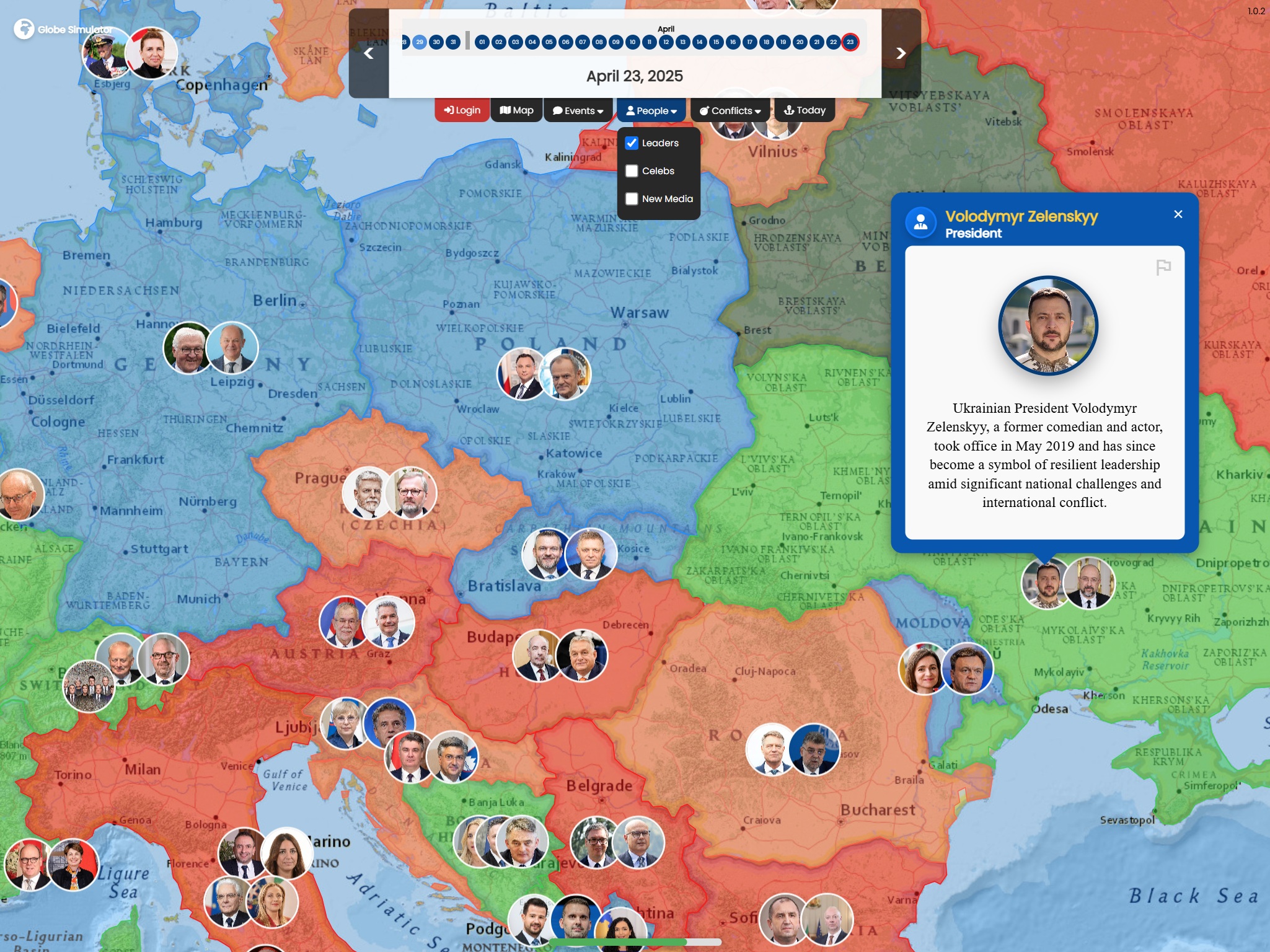 Geopolitical Analysis Screenshot